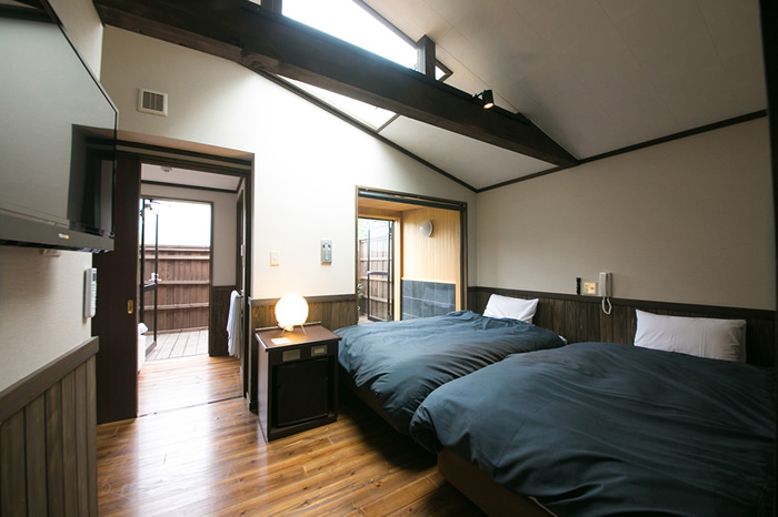 Western style rooms with beds